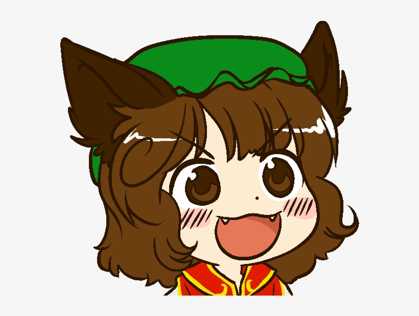 11276704 - Touhou Chen Profile, transparent png #5101884