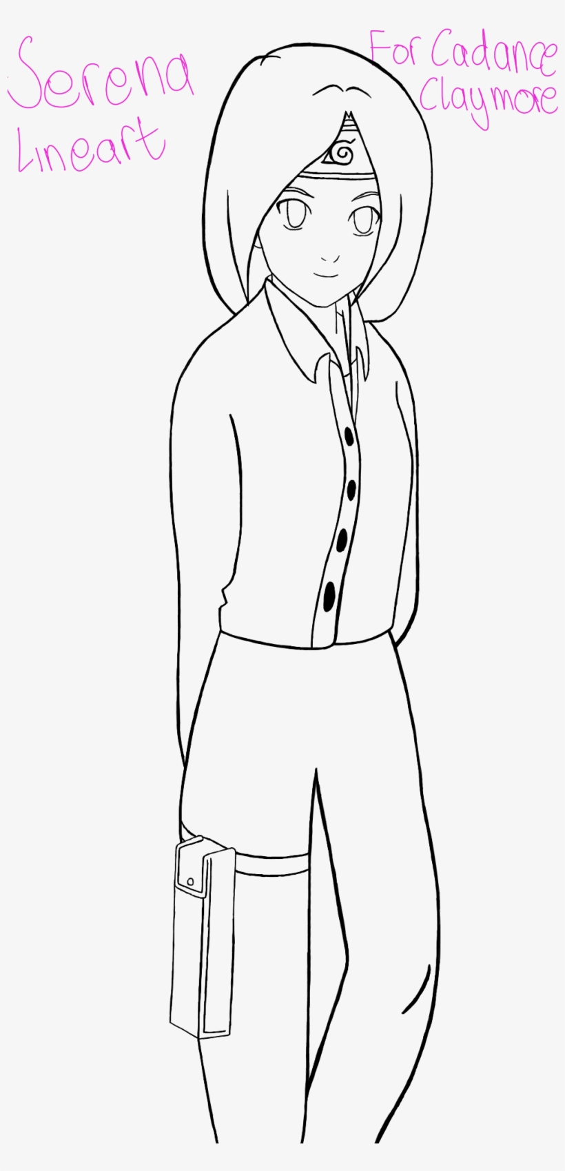 A Lineart For Cadance Claymore On Wattpad - Line Art, transparent png #5102094