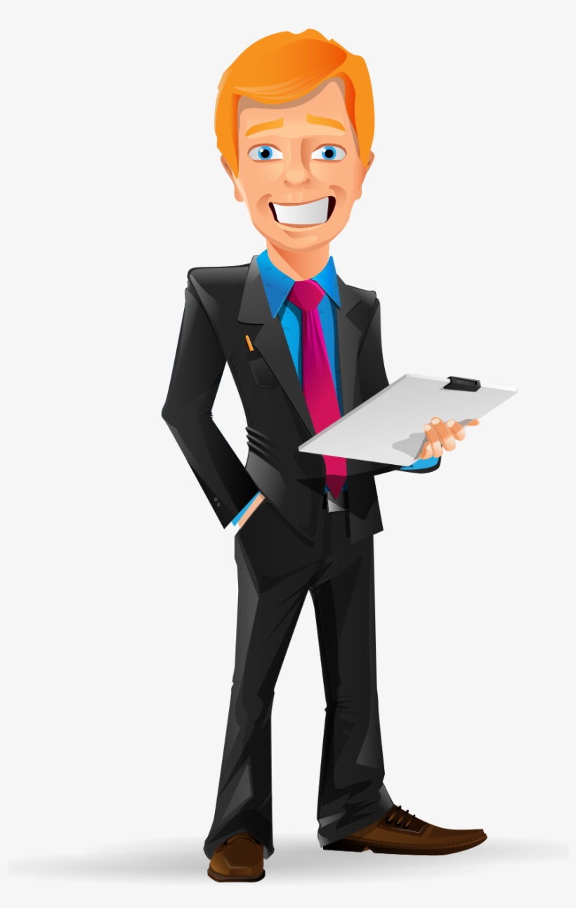 Trademark Registrations Are Valid For A Period Of 10 - Business Man Vector Png, transparent png #5102237