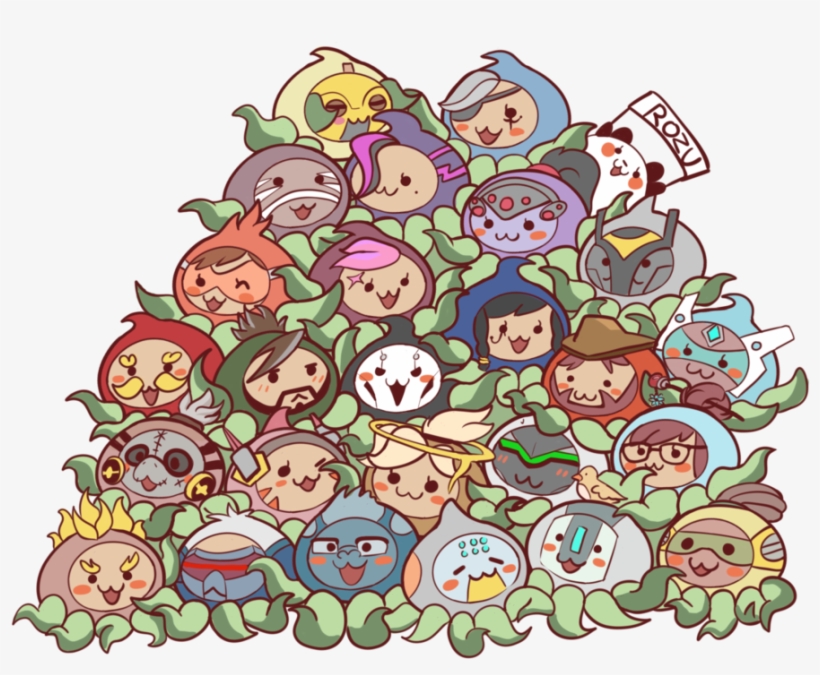 Why Not Make Them All - Overwatch Pachimari And Mercy, transparent png #5102238