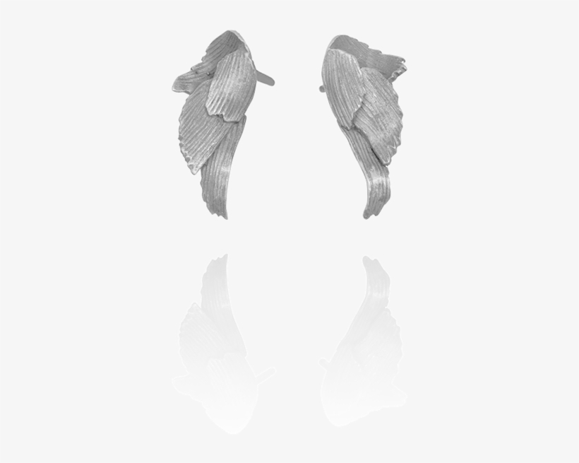 Swan Earrings - Woman Swarovski Swan Pierced Earrings, transparent png #5103483