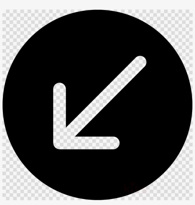Arrow Clipart Arrow Computer Icons Button - Circle With Transparent Background, transparent png #5103616