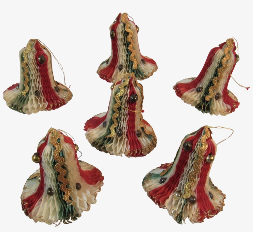 Christmas Christmas Tricolor Honeycomb Bellaments With - Christmas Ornament, transparent png #5103737