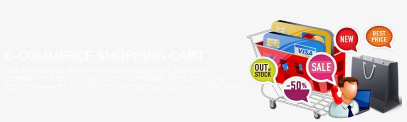 E-commerce Shopping Cart - Stop Sign, transparent png #5104651