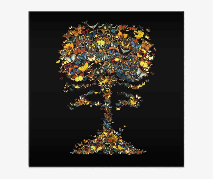 Azulejo Atomic Butterfly De Tobias Fonsecana - Schmetterlinge Glasbild Atomic Butterfly Glasbilder, transparent png #5104844