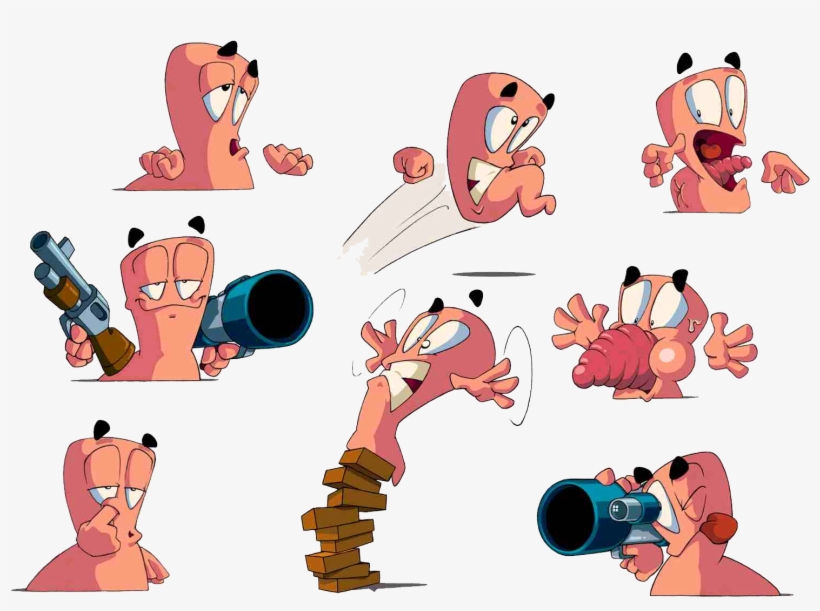 Worms 3d, transparent png #5105052