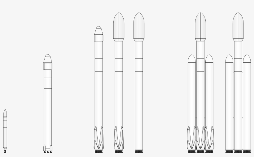 Open - Falcon 9 All Versions, transparent png #5105271