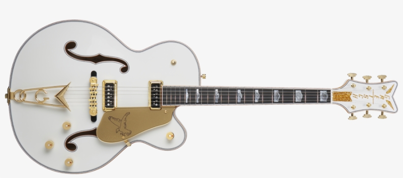 [ Img] - Gretsch Guitar White Falcon, transparent png #5105427
