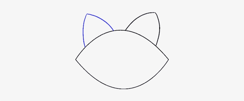 How To Draw Simple Cat - Drawing, transparent png #5105767