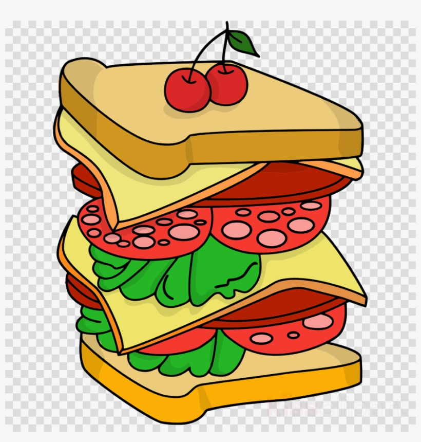 Hamburger Clipart Hamburger Eating Food - Sandwich Drawing, transparent png #5106673