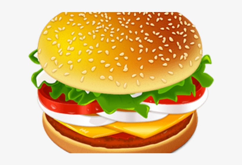Original - Transparent Background Burger Clip Art - Free Transparent