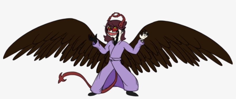 Wing Clipart Fallen Angel Wing Fallen Angel Transparent - Jaiden Animations Angel And Devil, transparent png #5107428