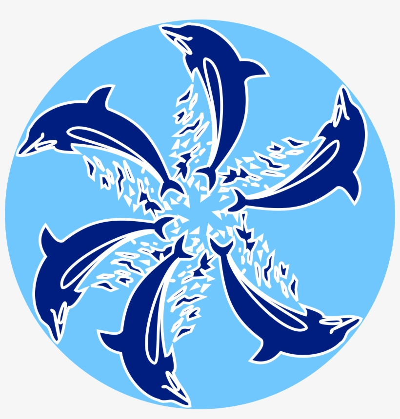 Jumping Dolphins Vector Clipart Image - Dolphins Clip Art, transparent png #5107480
