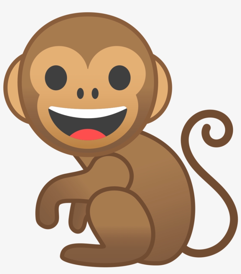Monkey Icon - Monkey Emoji Google, transparent png #5107644
