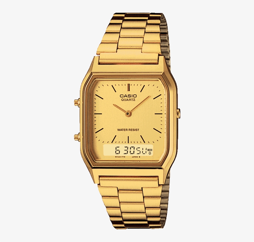 Aq 230ga 9dmqyes - Gold Casio Watch Mens, transparent png #5108762