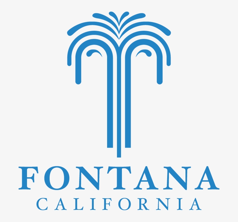 Fountain Fontana Blue - City Of Fontana Logo, transparent png #5108940