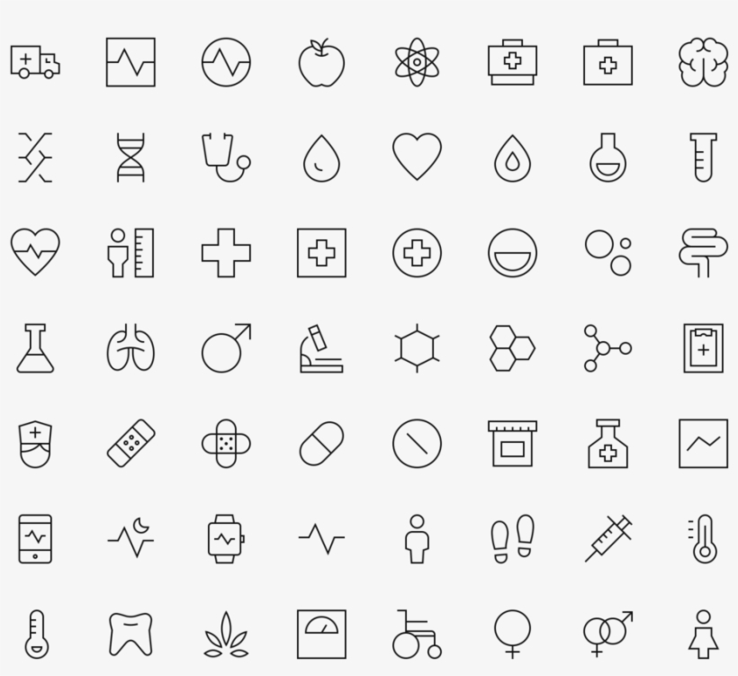 Healthcare Medical Icons 64px - Hd Sex Positions Chart, transparent png #5108993