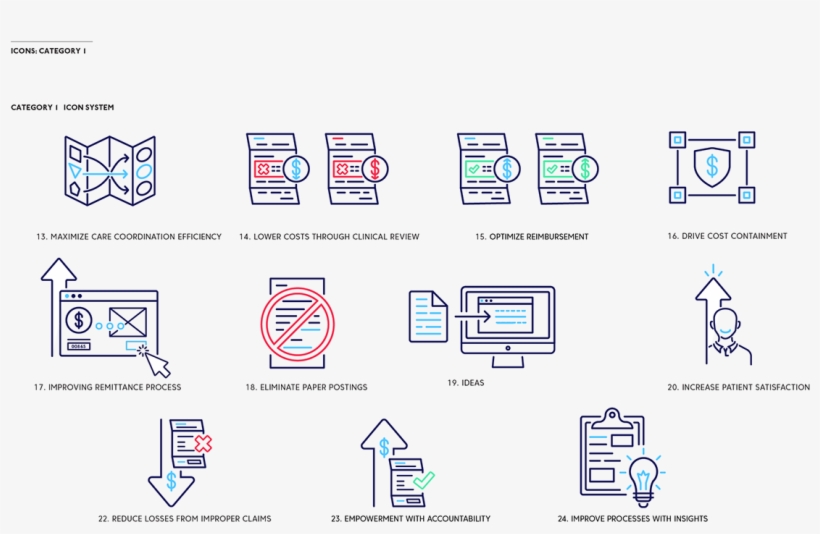 Icon Library I Created For My Company - Graphics, transparent png #5109180
