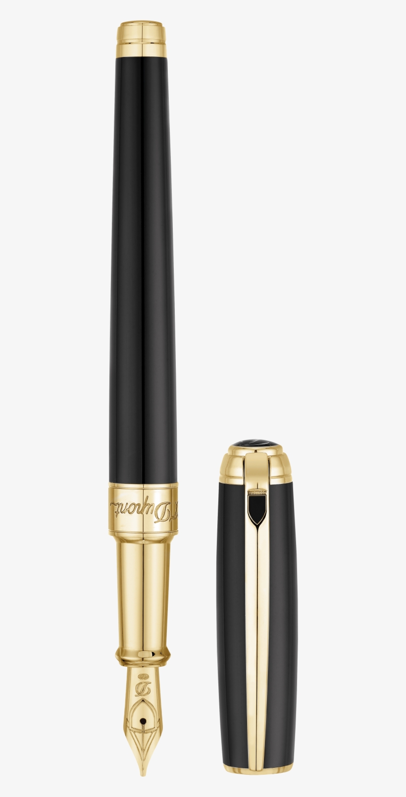 Tap To Expand - Blue Gold Fountain Pen, transparent png #5109181