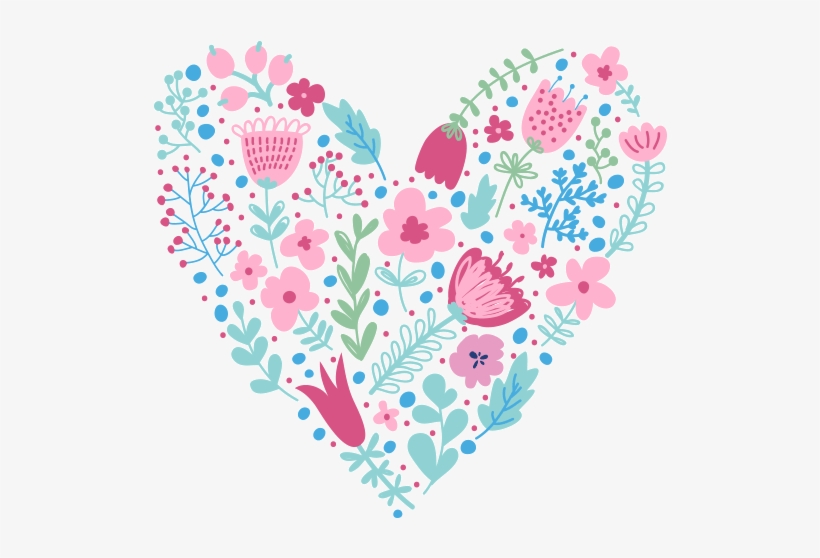 Corazon Con Rosas Png Graphic Library - Art, transparent png #5109697