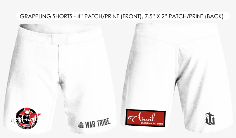 Anvil Bjj Custom Shorts Package - War Tribe, transparent png #5110019