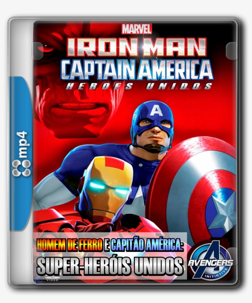 Homem De Ferro E Capitão América - Iron Man & Captain America: Heroes United, transparent png #5112387