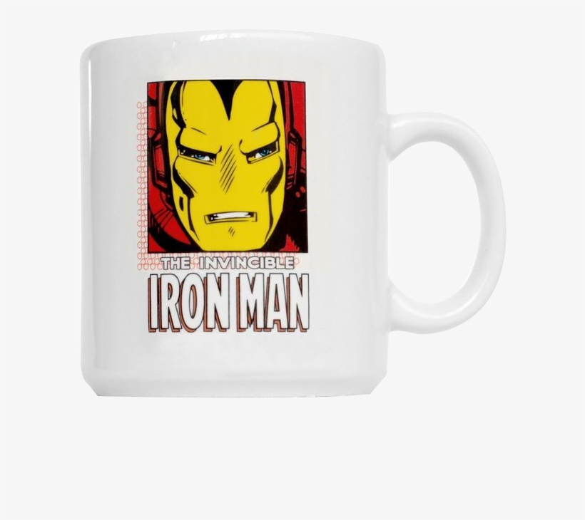 Caneca Personalizada Homem De Ferro Marvel Classic - Retro Iron Man Rectangle Magnet, transparent png #5112482