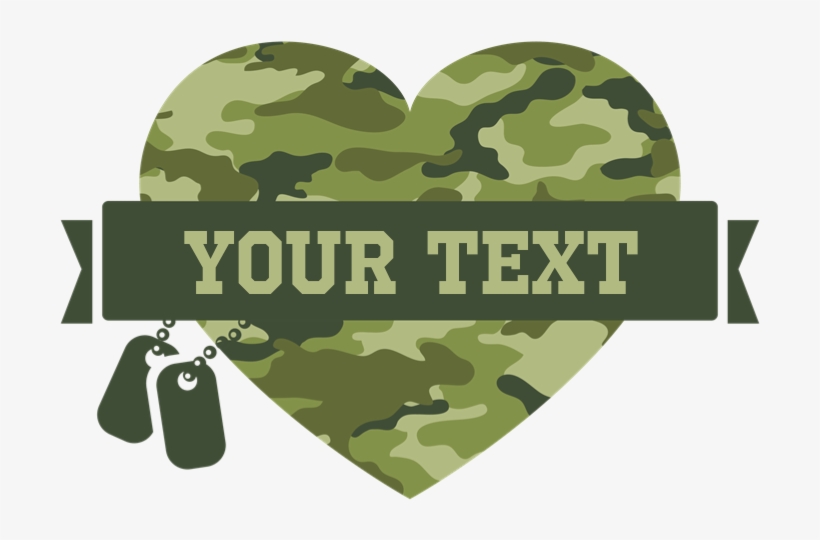 Favorite - Cafepress Pd Army Camo Heart Throw Pillow, transparent png #5113392