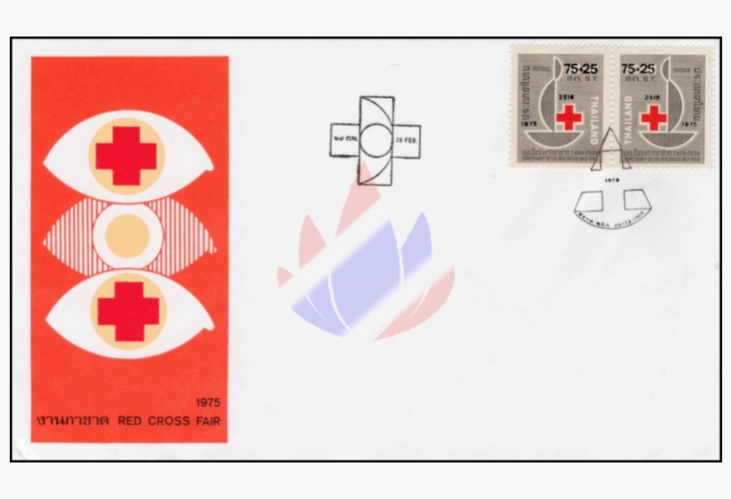 Red Cross 1976 Fdc - Circle, transparent png #5113447