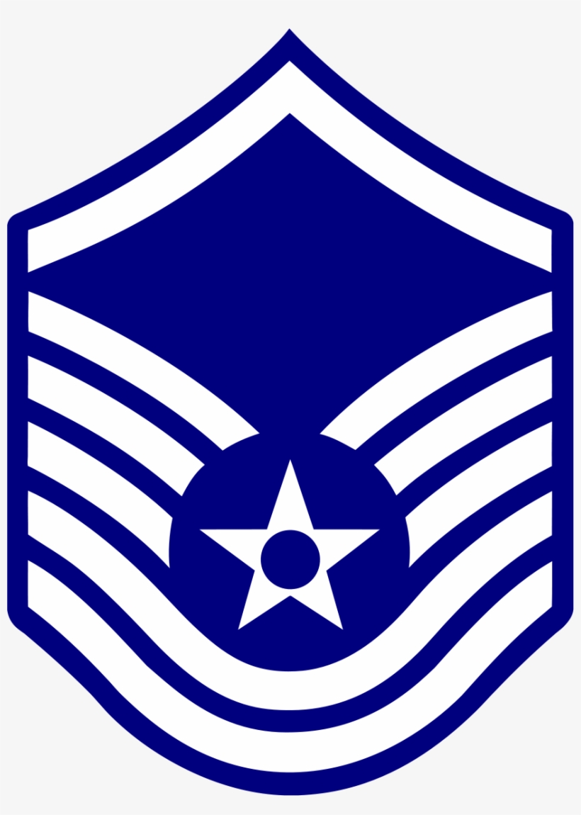 E7a Usaf Msgt - Master Sergeant Air Force, transparent png #5113975