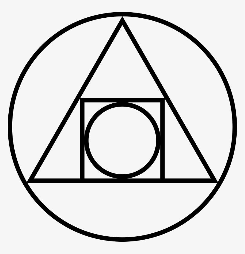 File - Squaredcircle - Svg - Philosopher Stone, transparent png #5114045