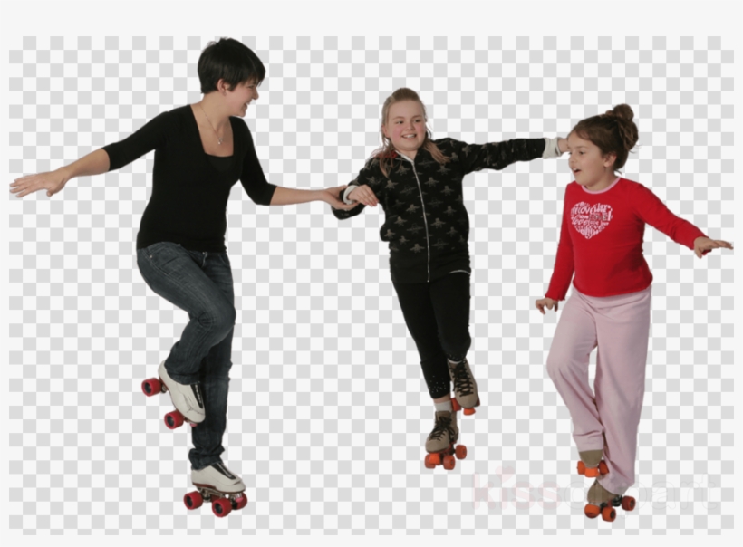 Family Roller Skating Clipart Roller Skating Ice Skating - Wheels Out Of Gear: 2-tone, The Specials And A World, transparent png #5114332