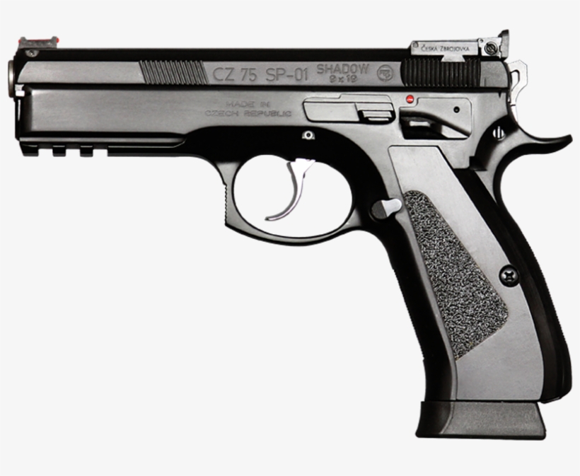 Cz 75 Sp-01 Shadow Target 9mm - Cz Sp 01 Shadow, transparent png #5116607