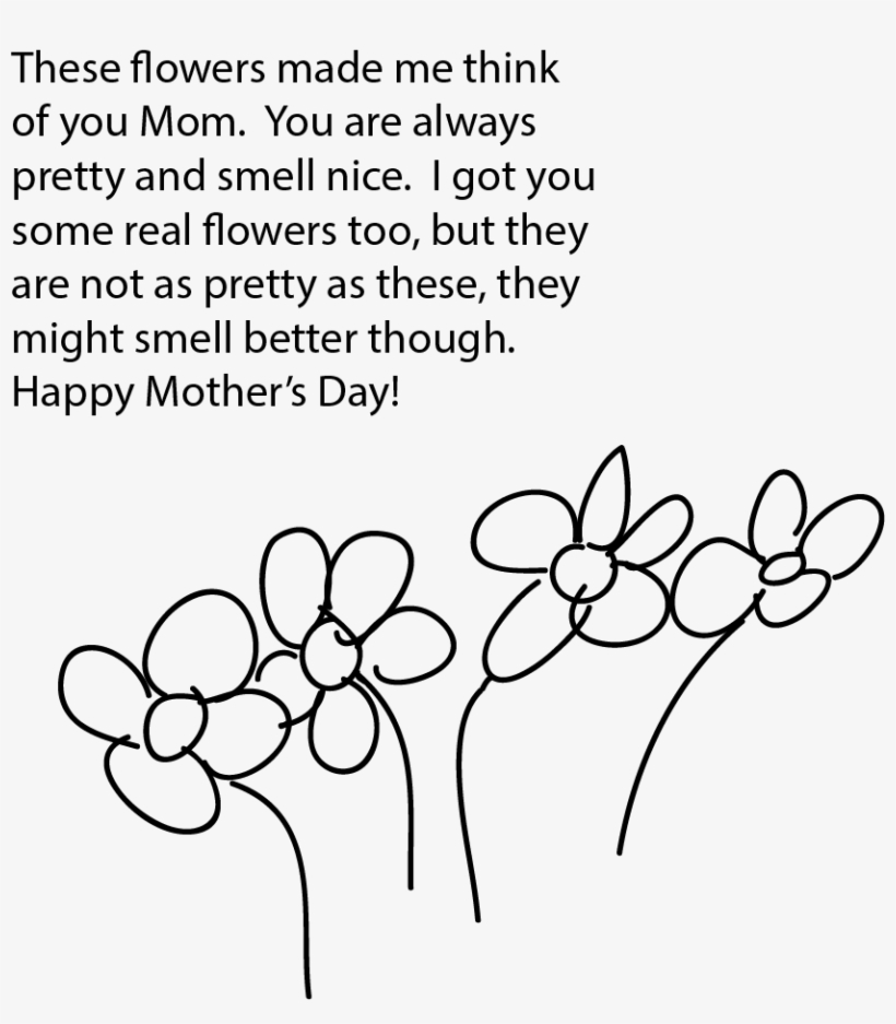 Flowers - Line Art, transparent png #5117816