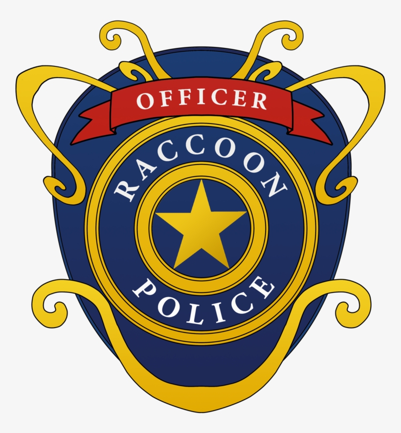 Racoon Badge By Ploterka - Logo Raccoon Police Department, transparent png #5118278
