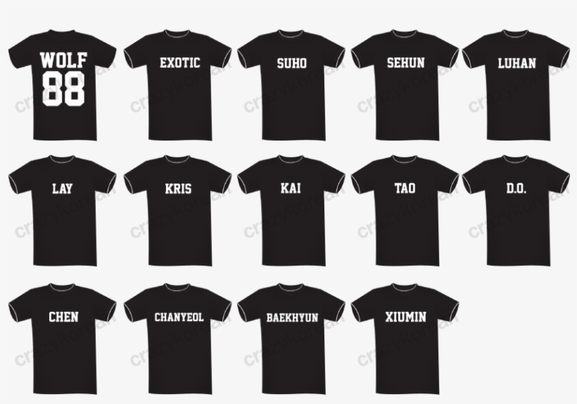 Exo Wolf 88 Shirt Malaysia - Top Brand Shirts Logo, transparent png #5118610