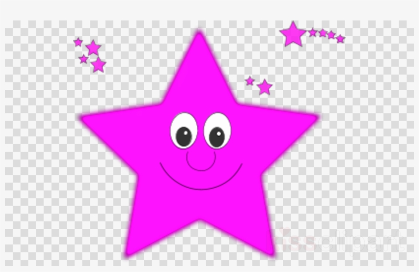 Cute Star Clipart Drawing Clip Art - Star In Violet Color, transparent png #5119118