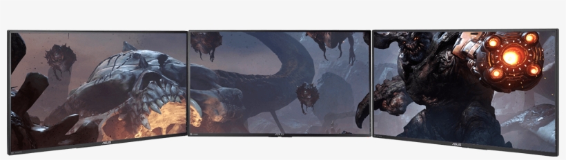 Robust Connectivity With Exclusive Gaming Hotkeys - Pg248q Wall Mounted, transparent png #5119372