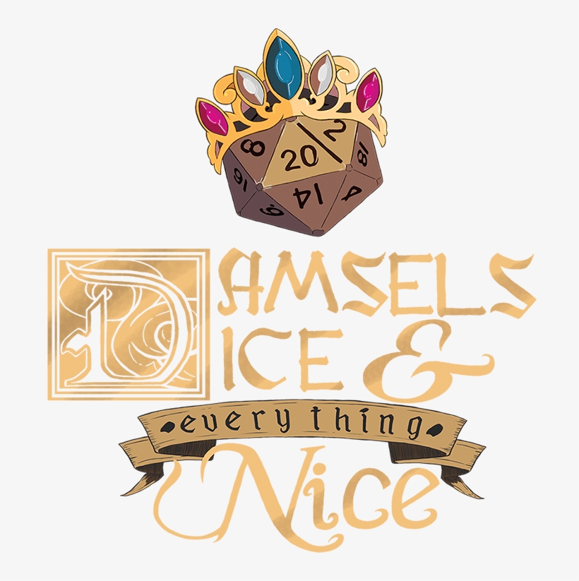 Damsels Dice And Everything Nice Logo - Logo, transparent png #5119666