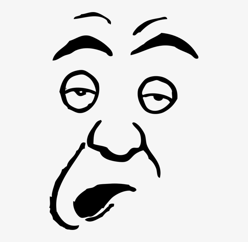 A Famous Sufferer - Stupid Face Clip Art, transparent png #5119919