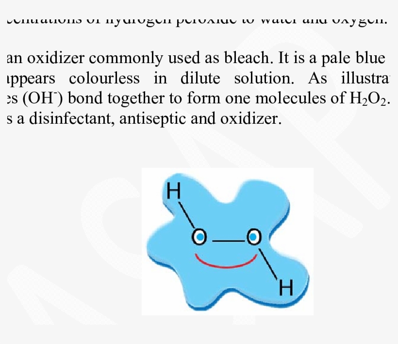 Hydrogen Peroxide Oh-bond - H2o2, transparent png #5120191
