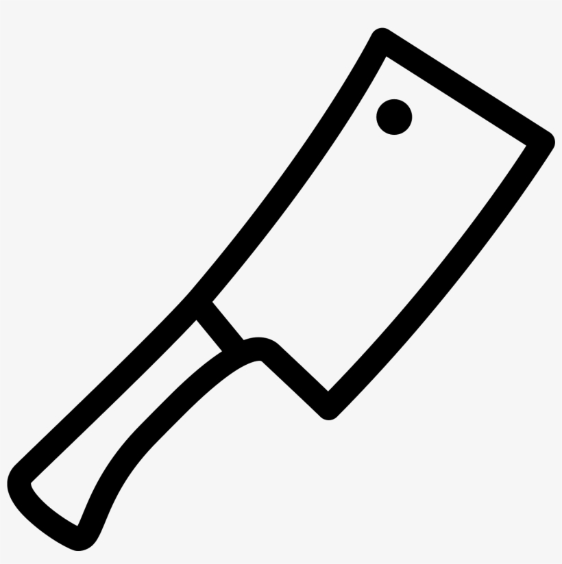 Cleaver Icon - Vetor Cutelo Png, transparent png #5120999