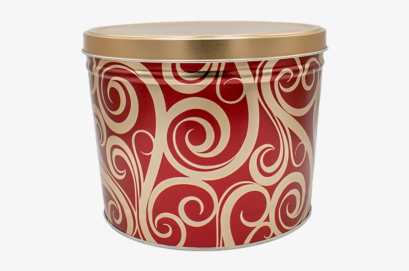 Golden Swirls 14lb Hershey's Holiday Mix Tin, transparent png #5121457