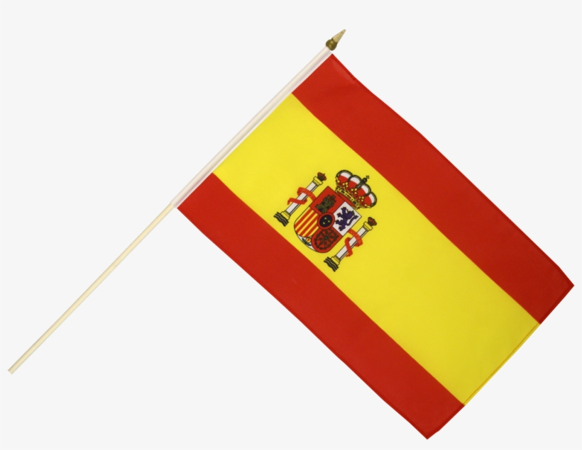 Bandiera Spagna Png - Bandiera Spagnola Con Asta, transparent png #5121775