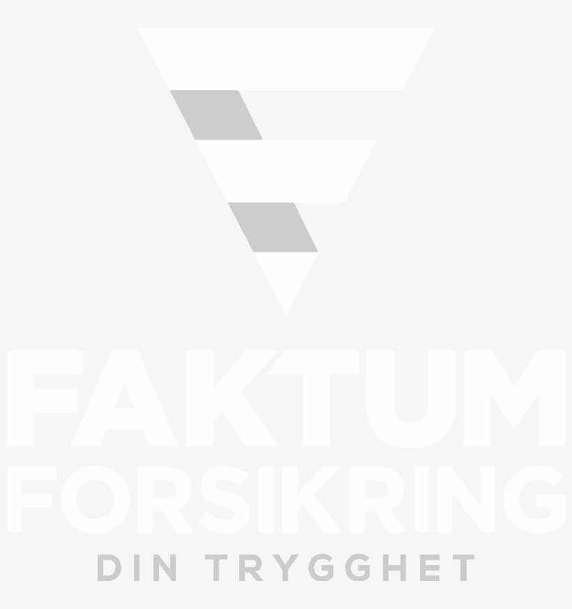 Faktum Logo Hvit - Poster, transparent png #5122124