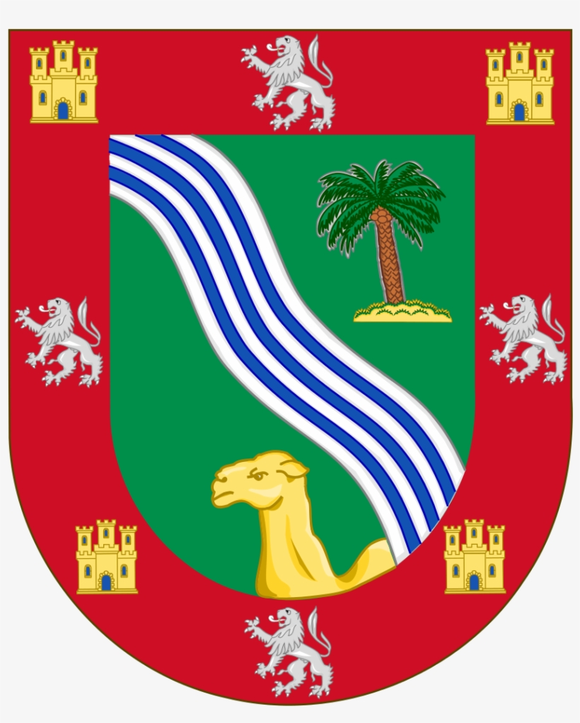 Coat Of Arms Of The Spanish Sahara - Spanish Sahara Coat Of Arms, transparent png #5122226