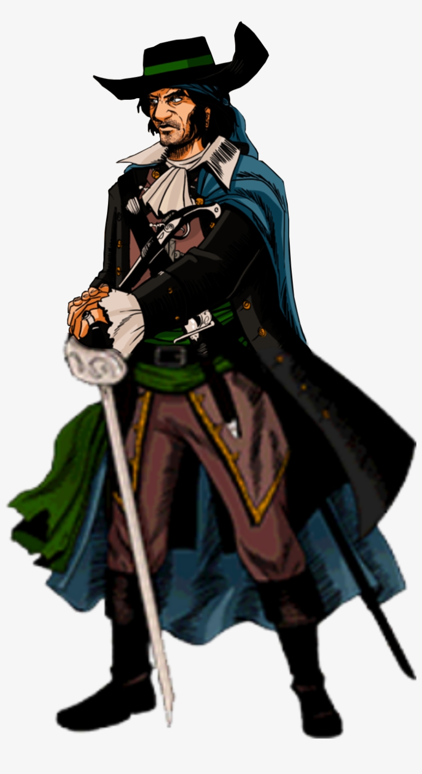 Olivier Levasseur - Assassin's Creed: Pirates, transparent png #5123035