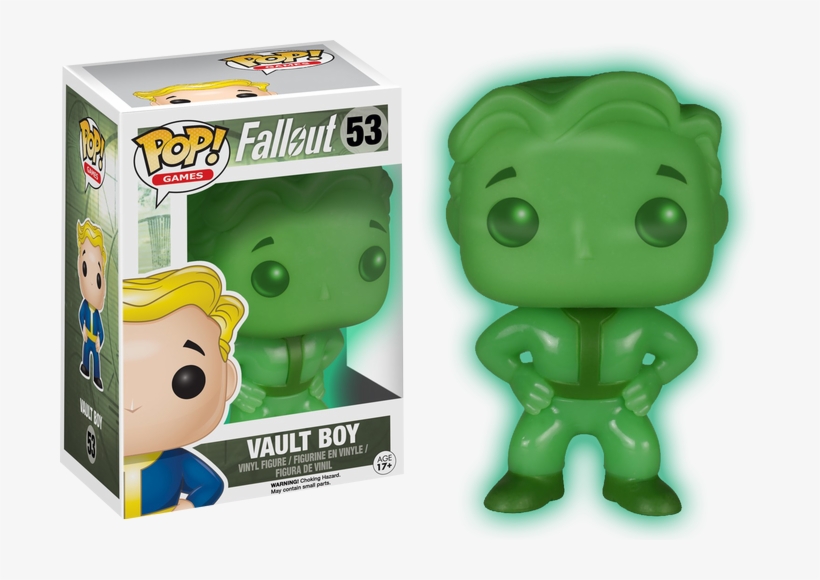 Vault Boy Green Screen Us Exclusive Pop Vinyl [rs] - Pop Vinyl Fallout Vault Boy, transparent png #5123419