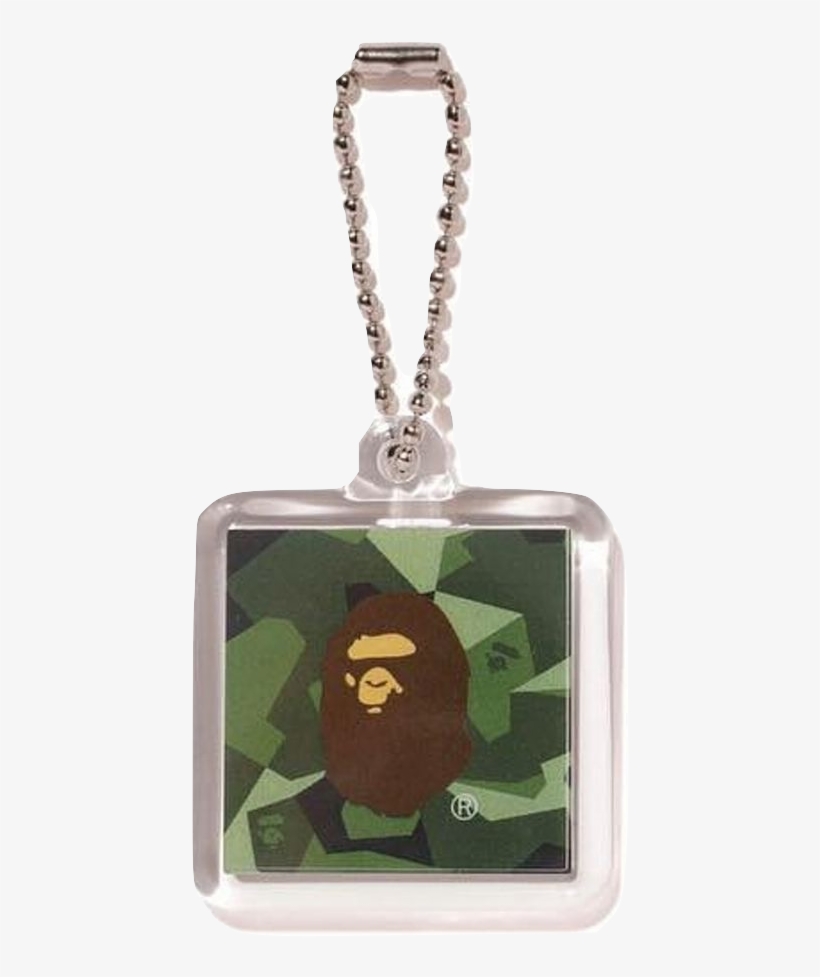A Bathing Ape Splinter Camo Keychain - Bathing Ape, transparent png #5123555