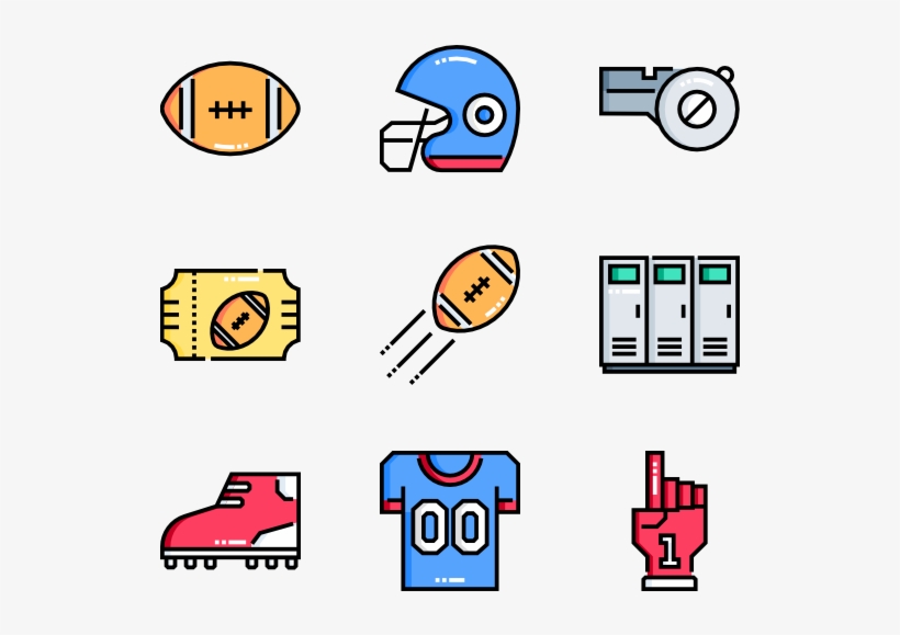 American Football - Icon, transparent png #5123888